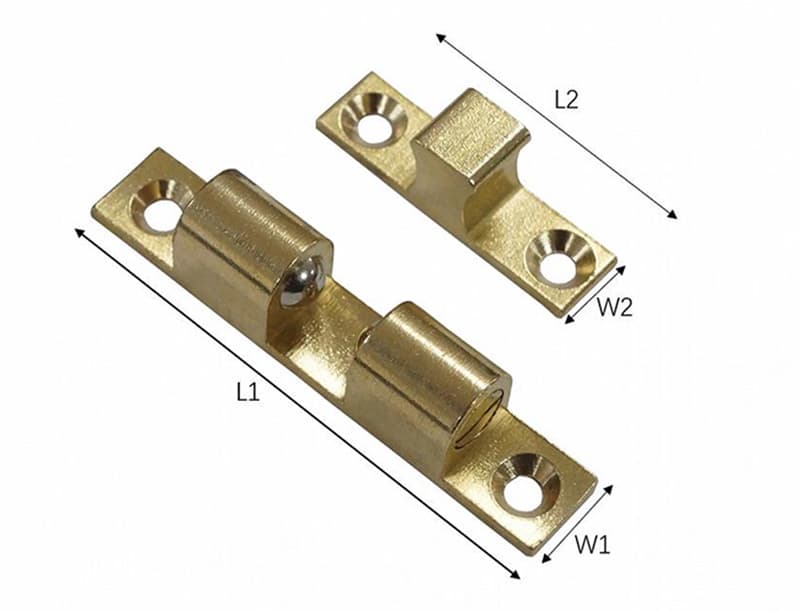 Adjustable Brass Twin Ball Catch Double Ball Door Catch DS-K5 - Accessories - 1