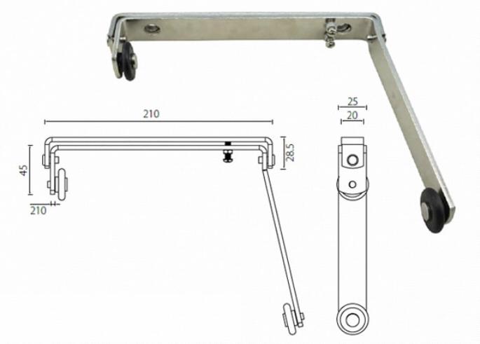 DCM02 double door selector for hold-open system - Door Coordinator - 1