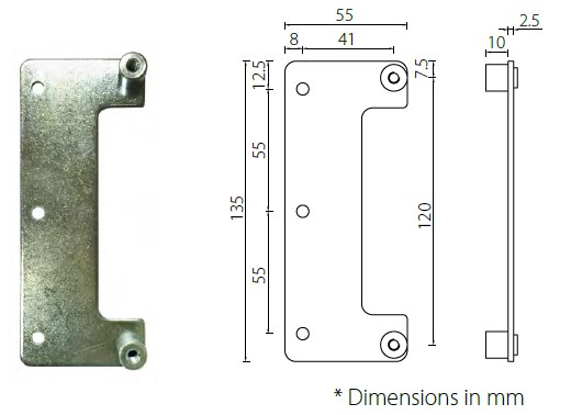 HAC206 adjustable 3D concealed hinge for 60kg commercial & residential doors - Door Hinge - 2