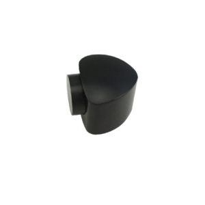 2021 newly designed black magnetic door stop, floor mounted