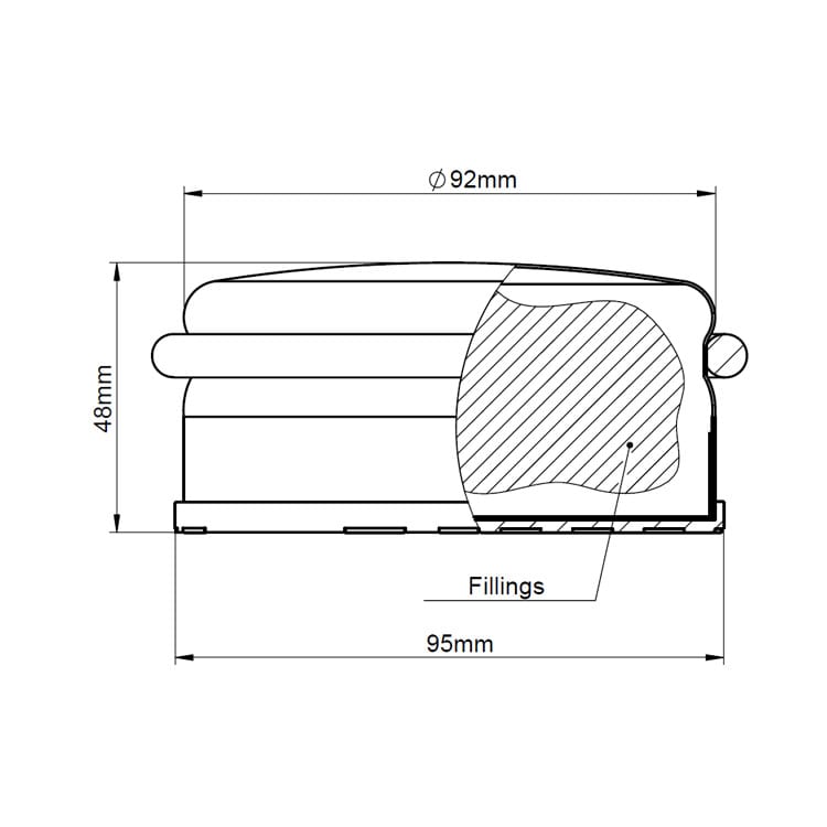 Stainless steel door stop on floor with heavy weight SS430 material - Door Stop - 1